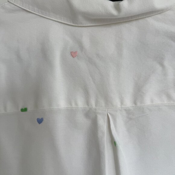 Sezane Tomboy Shirt with Rainbow Hearts (Excellent Condition Size 6) - Picture 5 of 10